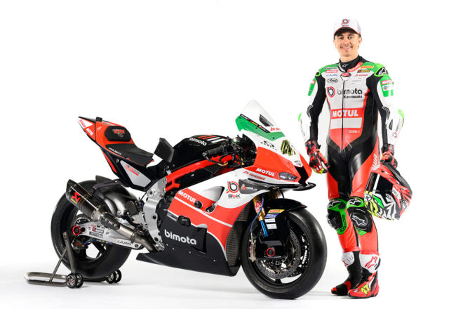 SBK：ビモータ・カワサキが2026年仕様のKB998 Riminiをお披露目。ロウズとバッサーニのコンビ継続