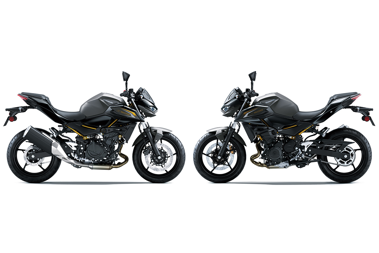 カワサキ、スーパーネイキッドの新型『Z500』を発表。2月28日より発売