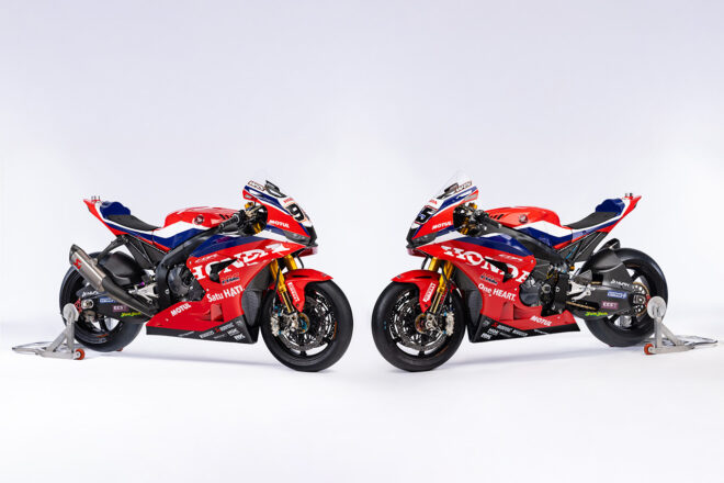 SBK：ホンダHRCチームが2026年型CBR1000RR-Rを公開。トリコロール継続も色合いをリニューアル