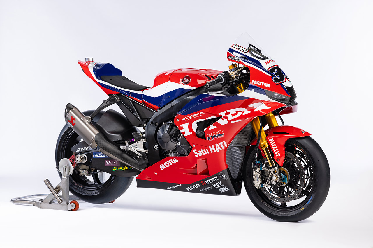 SBK：ホンダHRCチームが2026年型CBR1000RR-Rを公開。トリコロール継続も色合いをリニューアル