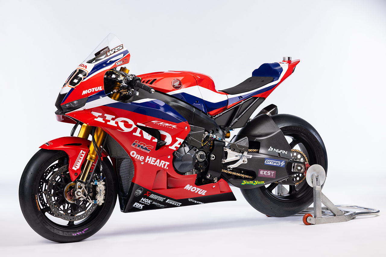 SBK：ホンダHRCチームが2026年型CBR1000RR-Rを公開。トリコロール継続も色合いをリニューアル