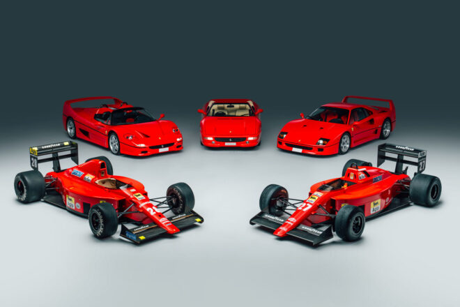 F1試作車からロードカーまで、スクーデリア・フェラーリを象徴する5台のコレクションが競売へ