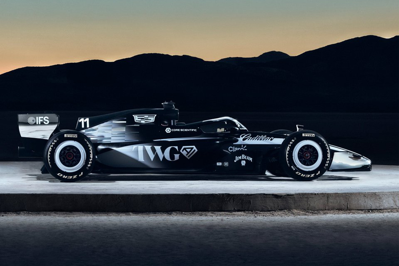 キャデラックの2026年型マシンのカラーリング