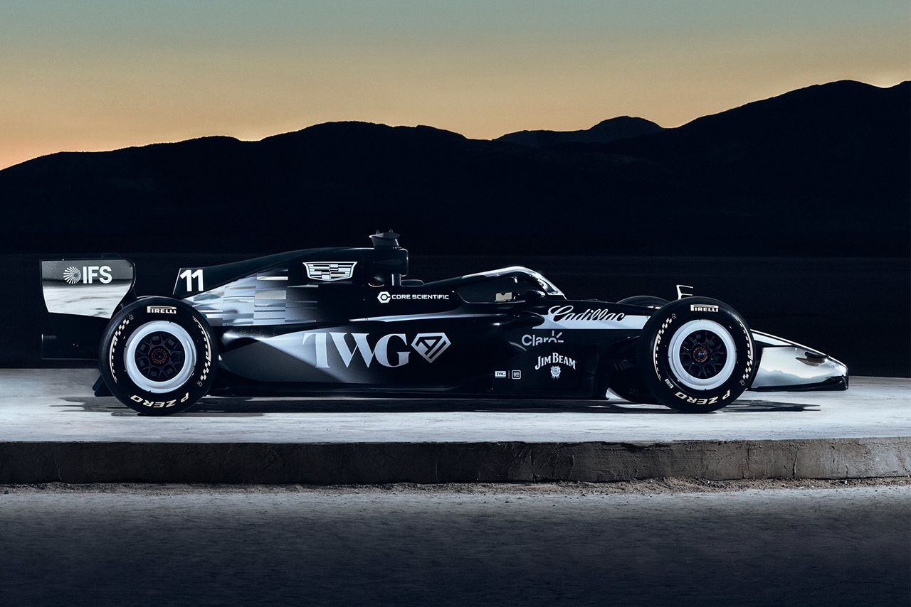 キャデラックF1の2026年型マシンのカラーリング