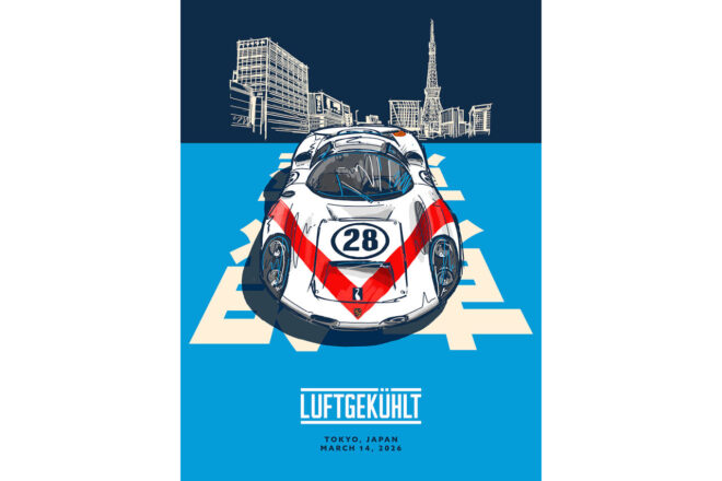 空冷ポルシェの祭典が日本初上陸。銀座上空、旧KK線に150台超集結の『LUFT TOKYO』3月14日開催