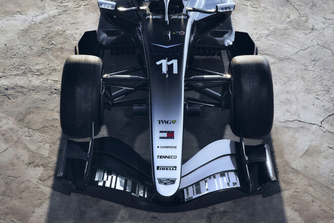 キャデラックの2026年型マシンのカラーリング