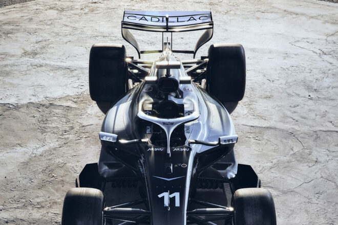 キャデラックの2026年型マシンのカラーリング