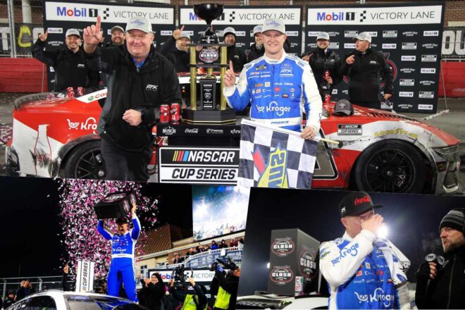 悪天候順延に次ぐ順延。NASCAR開幕前エキシビジョン『クラッシュ』は、予選18番手の伏兵プリースが制覇