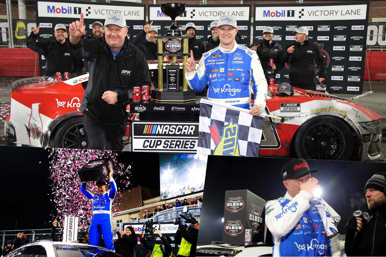 悪天候順延に次ぐ順延。NASCAR開幕前エキシビジョン『クラッシュ』は、予選18番手の伏兵プリースが制覇