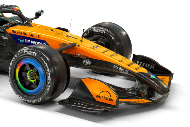 マクラーレンの2026年型マシン『MCL40』のカラーリング