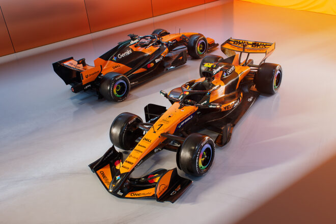 マクラーレンの2026年型マシン『MCL40』のカラーリング
