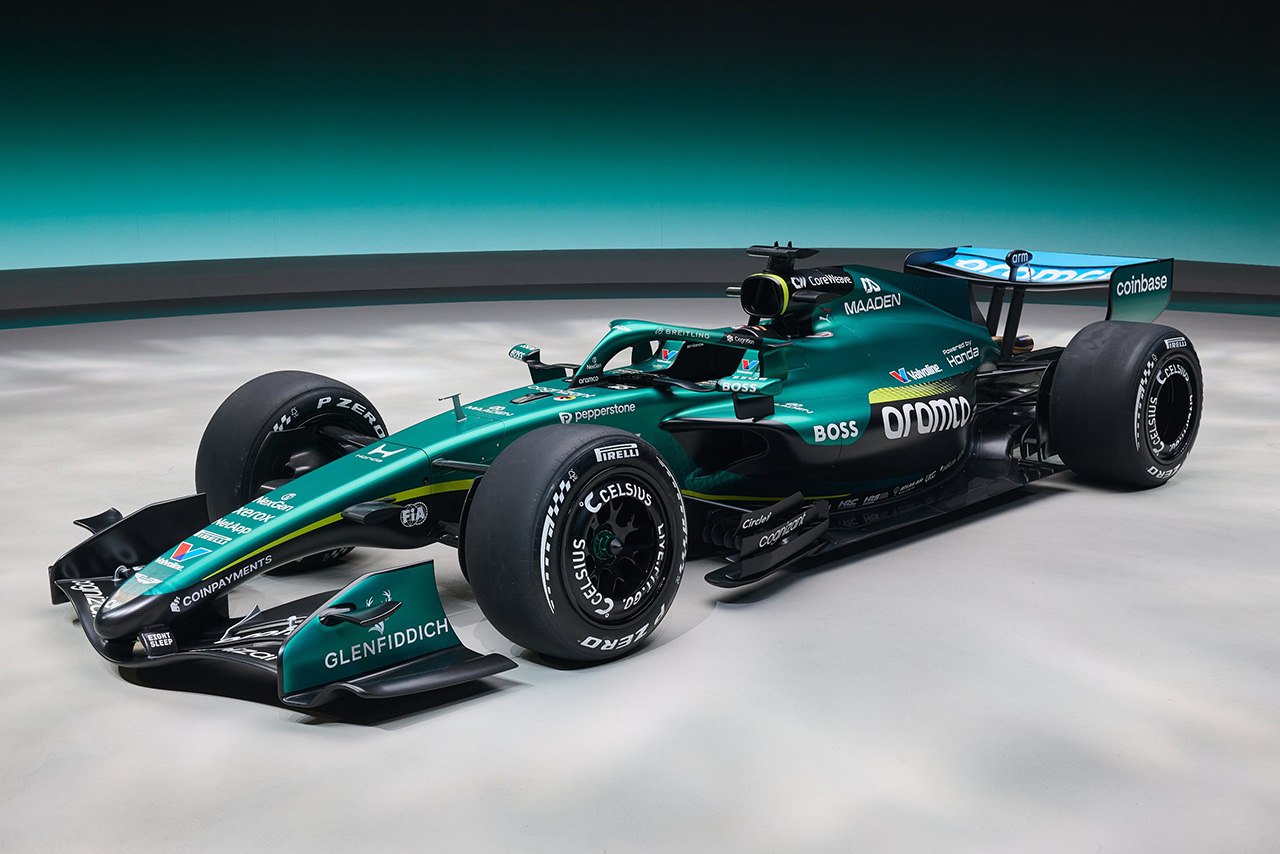 アストンマーティンの2026年型マシン『AMR26』のカラーリング