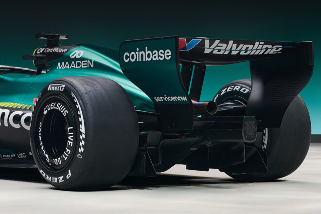 アストンマーティンF1の2026年型マシン『AMR26』のカラーリング