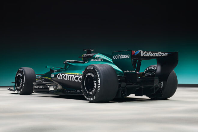 アストンマーティンF1の2026年型マシン『AMR26』のカラーリング