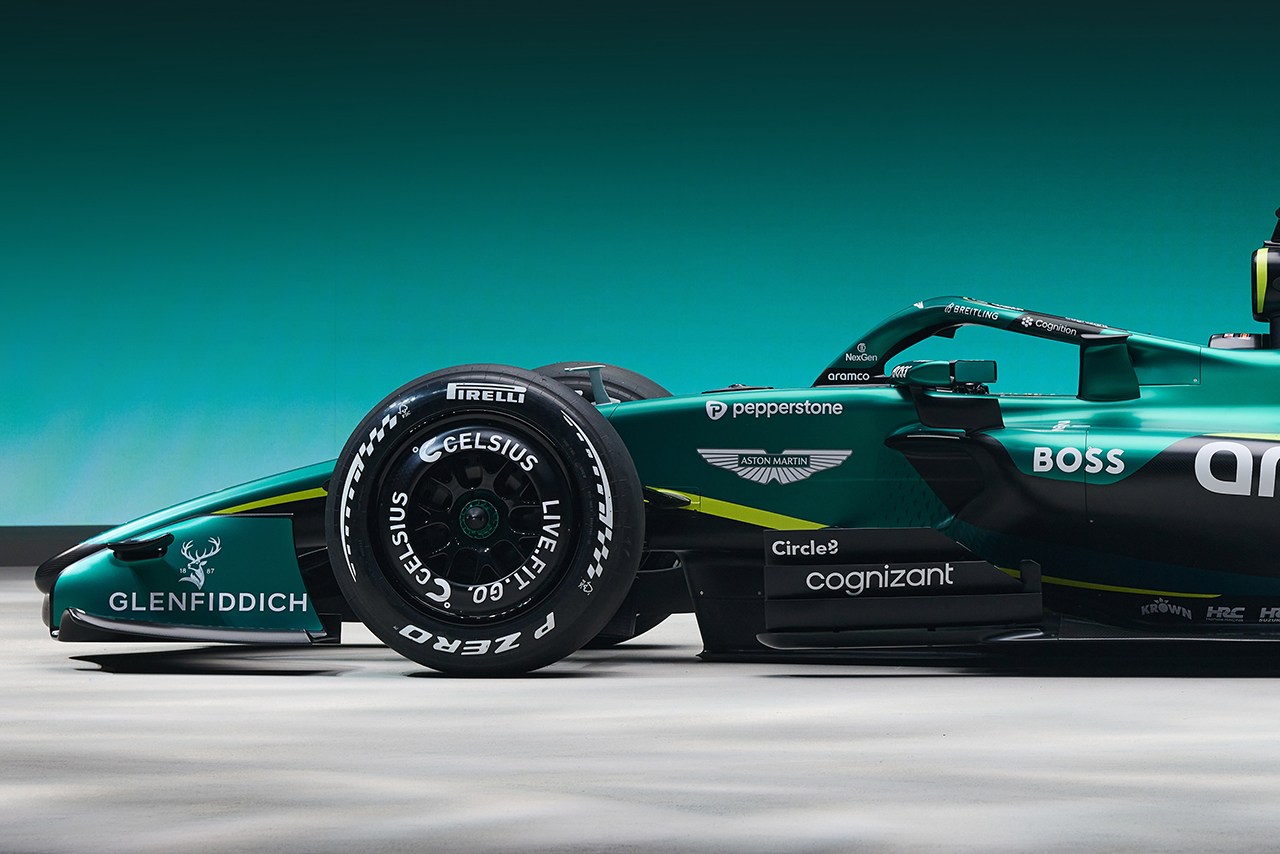アストンマーティンF1の2026年型マシン『AMR26』のカラーリング