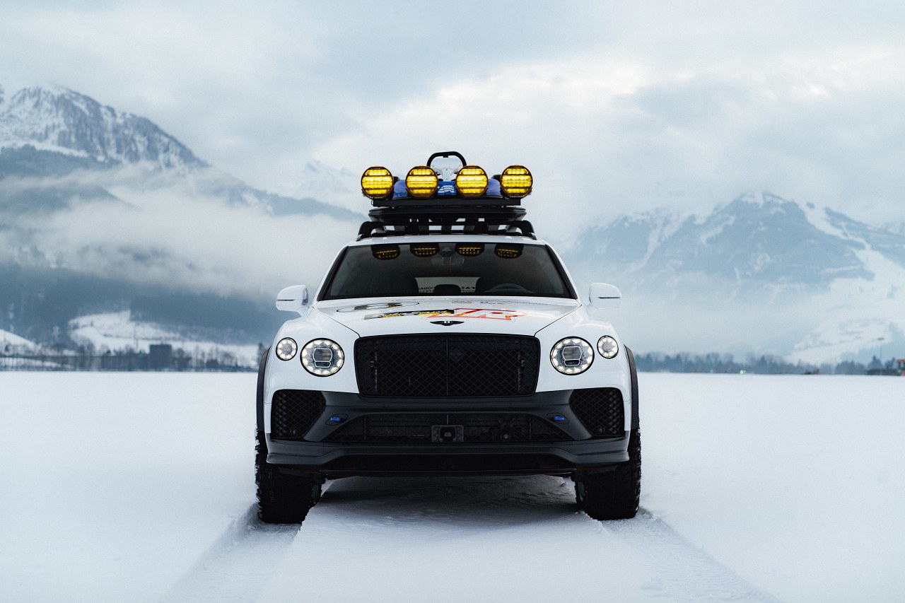ベントレー、FATインターナショナル・アイスレースにて新型『ベンテイガXコンセプト』を初公開