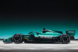 アストンマーティンの2026年型マシン『AMR26』のカラーリング