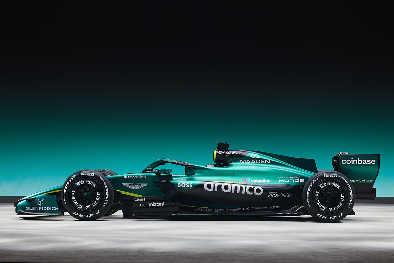 アストンマーティンの2026年型マシン『AMR26』のカラーリング