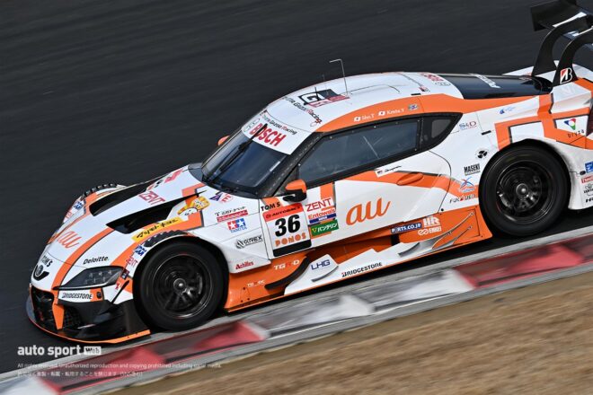 3月末まで続く空力開発。岡山メーカーテストで見られたGT500車両に昨年までと異なる外観