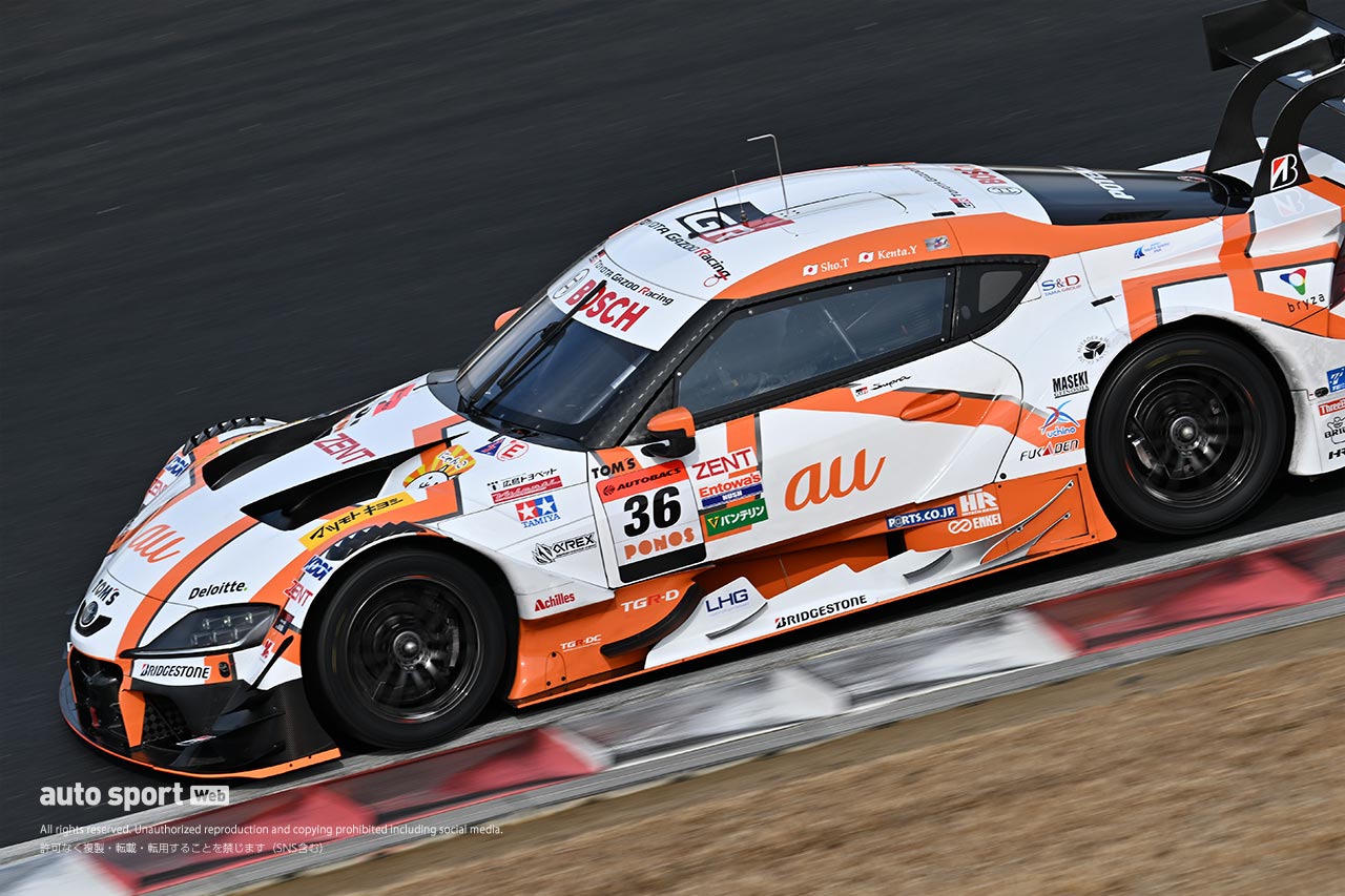 3月末まで続く空力開発。岡山メーカーテストで見られたGT500車両に昨年までと異なる外観