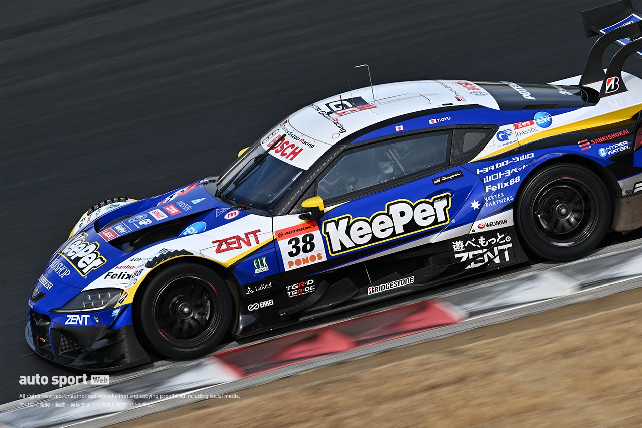 3月末まで続く空力開発。岡山メーカーテストで見られたGT500車両に昨年までと異なる外観