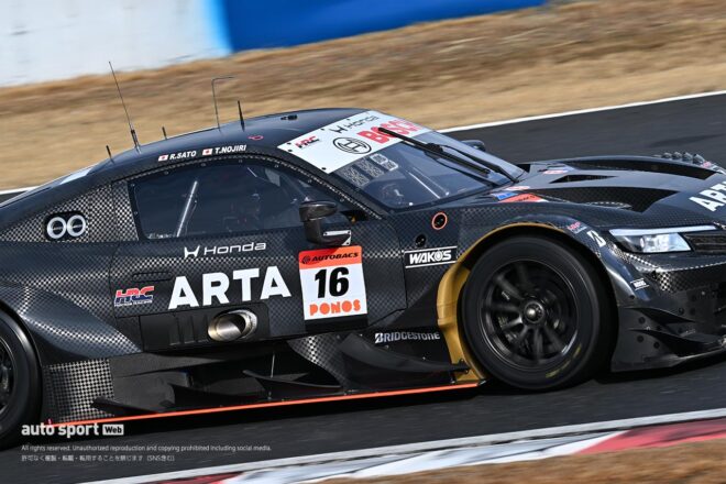 3月末まで続く空力開発。岡山メーカーテストで見られたGT500車両に昨年までと異なる外観