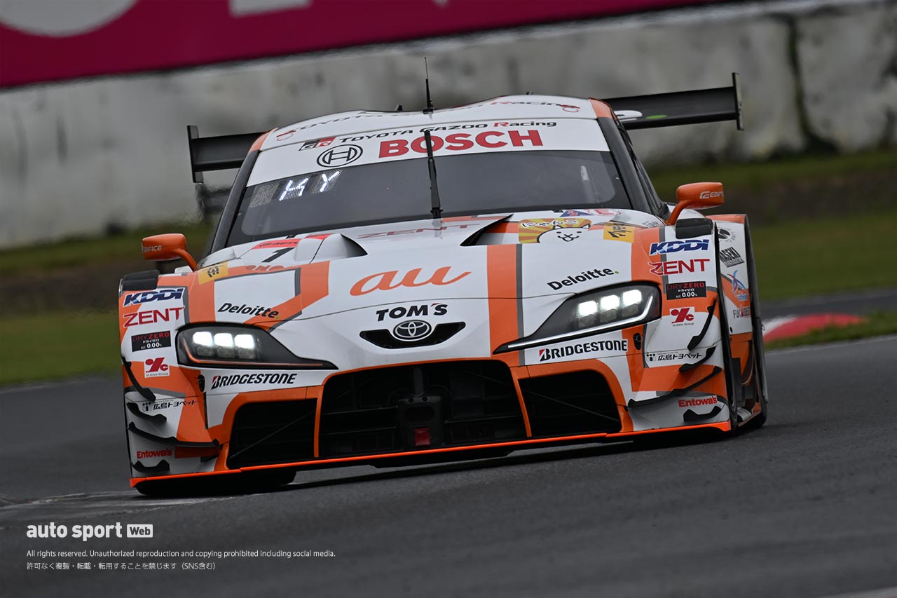 3月末まで続く空力開発。岡山メーカーテストで見られたGT500車両に昨年までと異なる外観