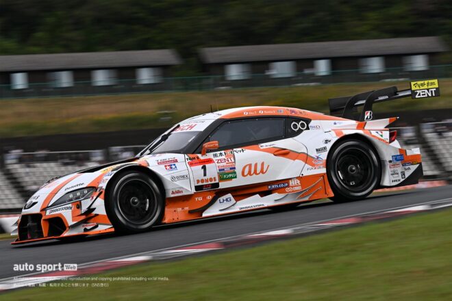 3月末まで続く空力開発。岡山メーカーテストで見られたGT500車両に昨年までと異なる外観