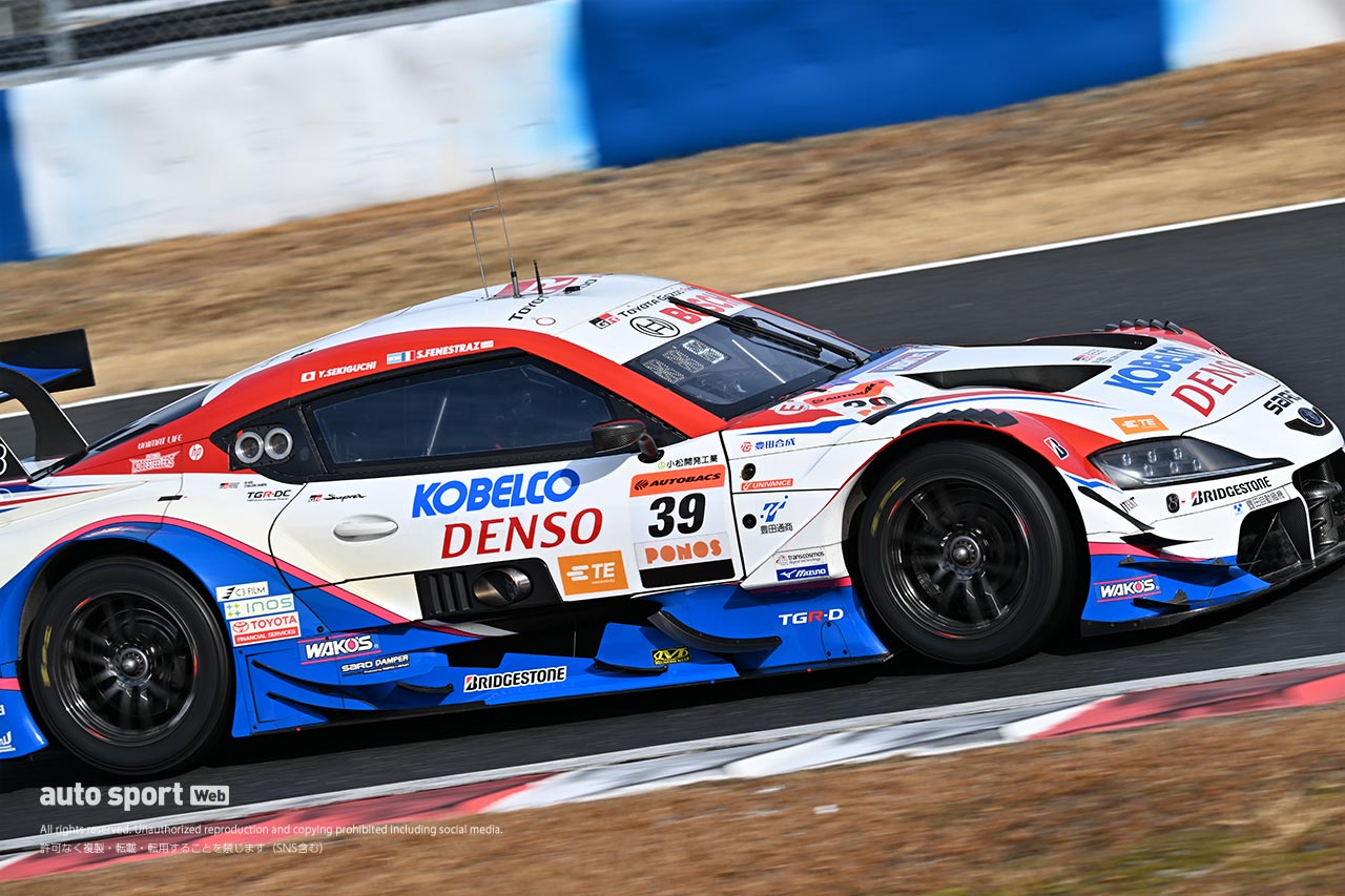 3月末まで続く空力開発。岡山メーカーテストで見られたGT500車両に昨年までと異なる外観