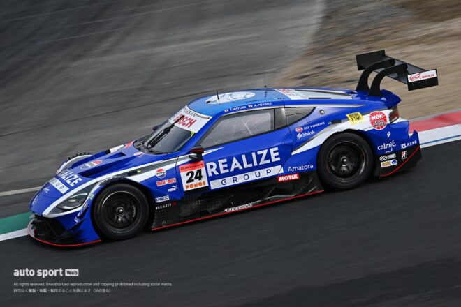 3月末まで続く空力開発。岡山メーカーテストで見られたGT500車両に昨年までと異なる外観