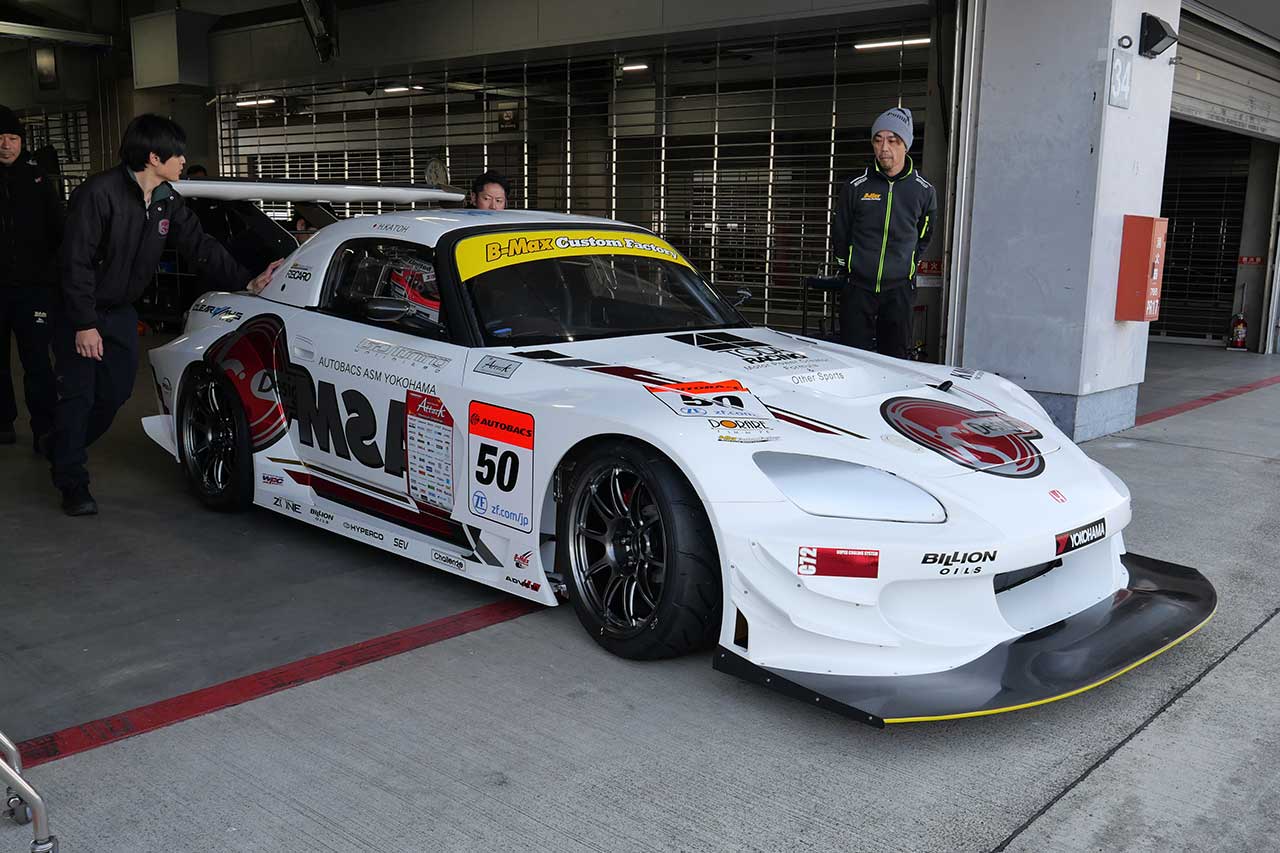 B-MaxとASMがタッグを組みAttack筑波に挑戦。木村偉織がホンダS2000で記録更新を狙う