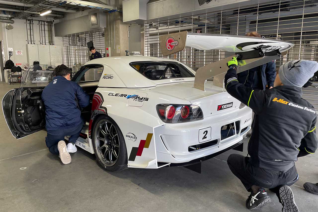 B-MaxとASMがタッグを組みAttack筑波に挑戦。木村偉織がホンダS2000で記録更新を狙う