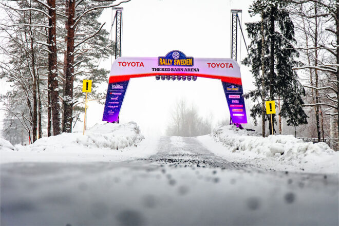 ラリー・スウェーデンのステージ