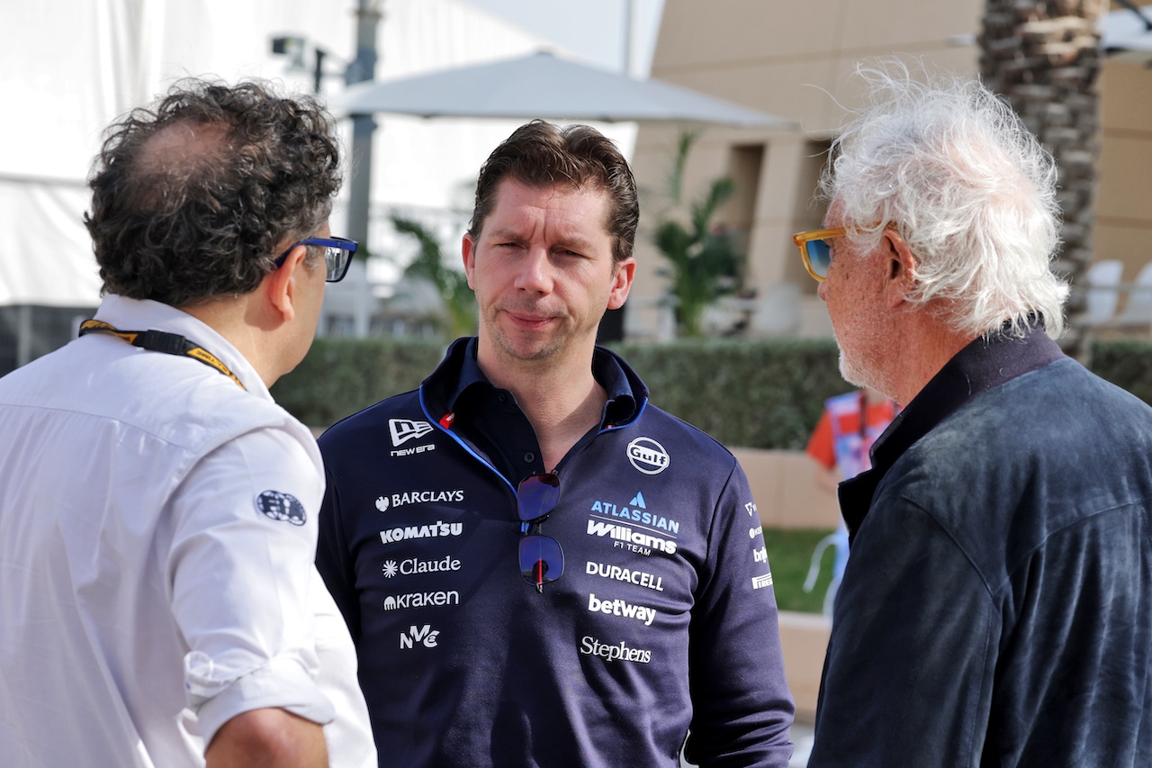 ジェームス・ボウルズ（ウイリアムズ）とフラビオ・ブリアトーレ（アルピーヌ）