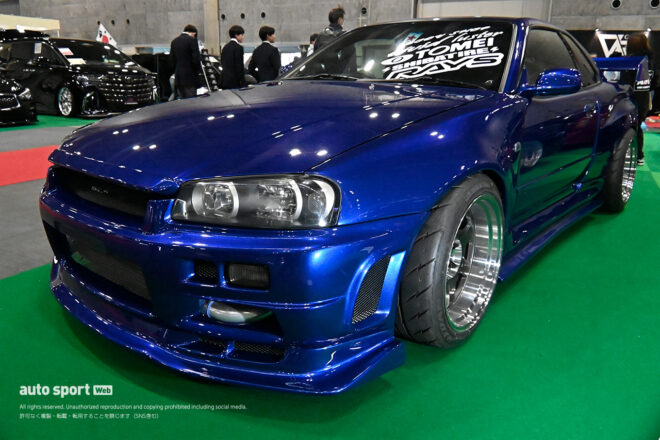 こちらのスカイラインER34は『全財産』と名付けられていました。チューンだけでなくおそらく全塗装なのかな…「一体いくらかかっているんだ?」と思ってしまいますが、愛情が伝わってきます