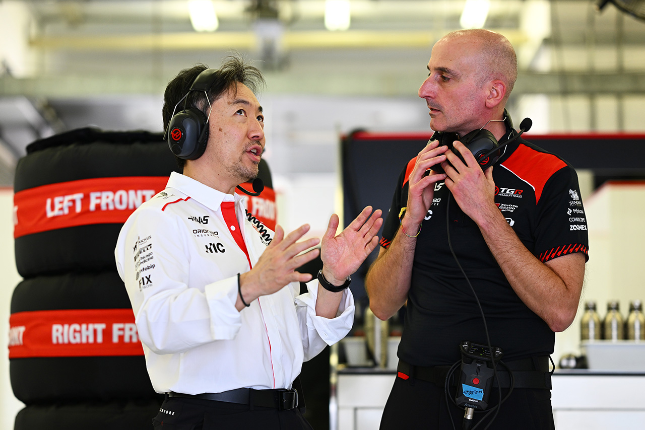 小松礼雄代表＆アンドレア・デ・ゾルド（ハース）