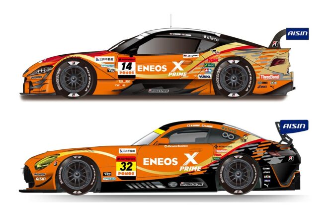 ROOKIE Racingが2026年のスーパーGT参戦体制を発表。GT500、GT300ともENEOS X PRIMEカラーに