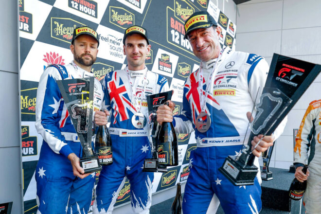 「馬鹿げてる！」首位争い中に接触。追突したグーノンがK.ファン・デル・リンデを非難／IGTCバサースト12時間