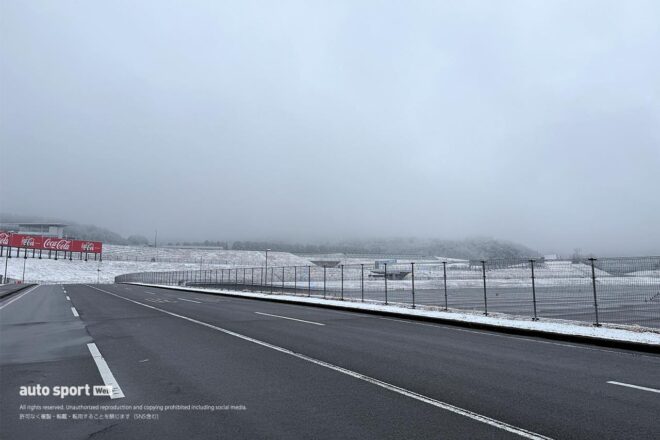 富士スピードウェイで予定されていたGTエントラント協会主催GT300テストの1日目はコース状況不良のためキャンセルに