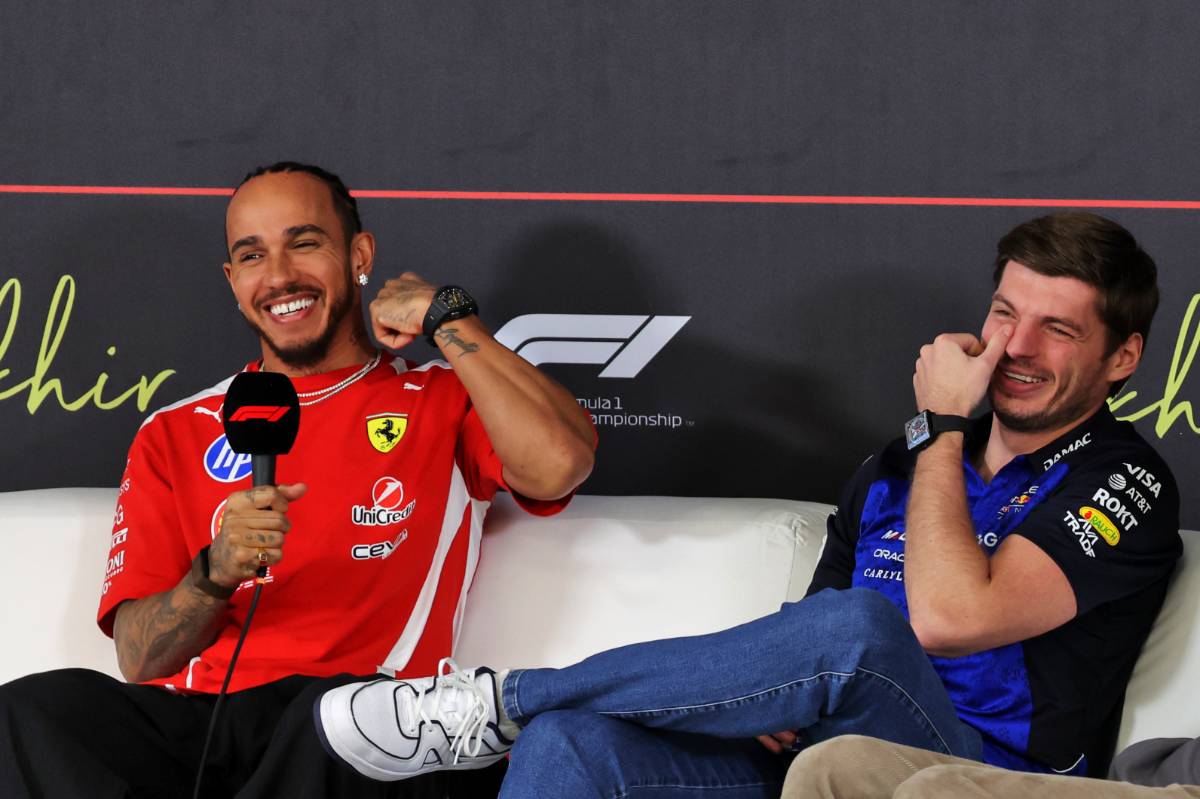 ルイス・ハミルトン（フェラーリ）＆マックス・フェルスタッペン（レッドブル）