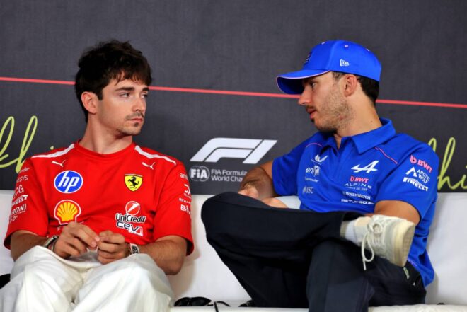 シャルル・ルクレール（フェラーリ）＆ピエール・ガスリー（アルピーヌ）