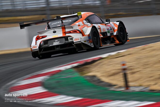 2日間に渡るGT500富士メーカーテストはTGR TEAM au TOM'Sの36号車が最速。赤旗中断は一度もなく終了