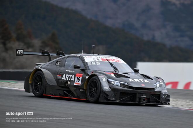 2日間に渡るGT500富士メーカーテストはTGR TEAM au TOM’Sの36号車が最速。赤旗中断は一度もなく終了