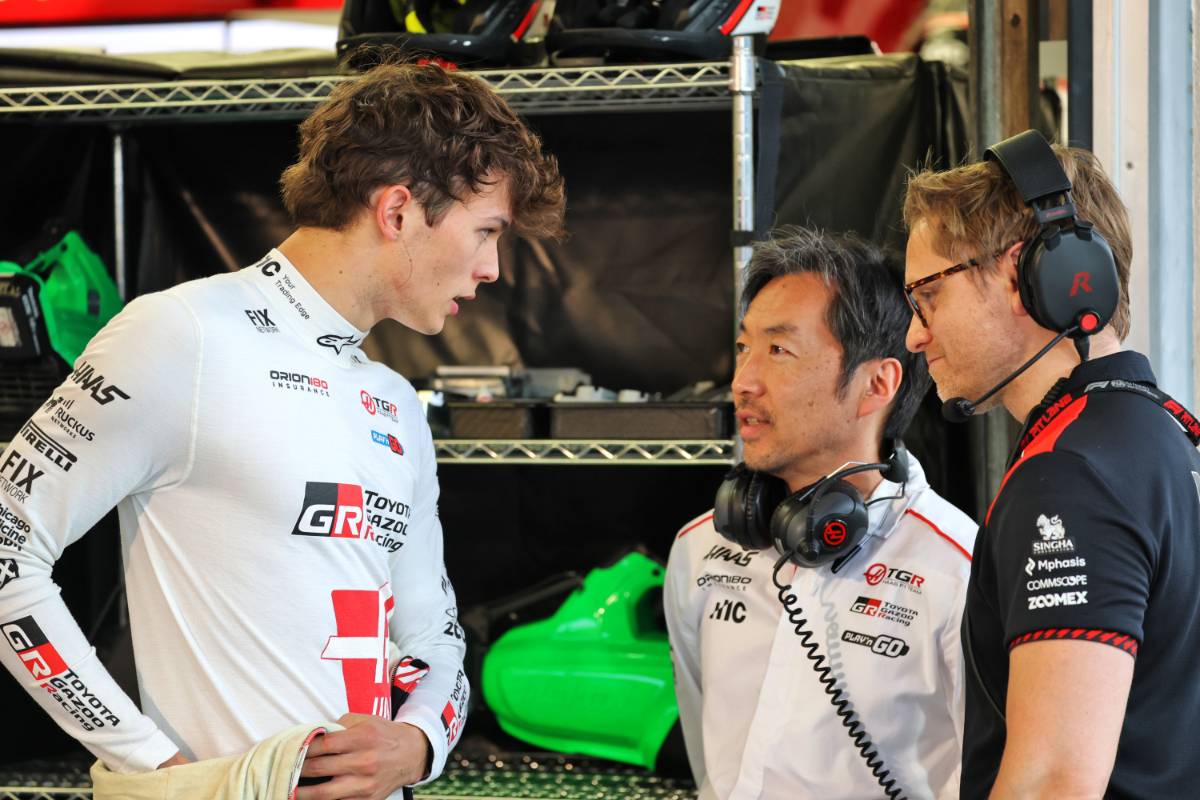 オリバー・ベアマン＆小松礼雄代表（ハース）