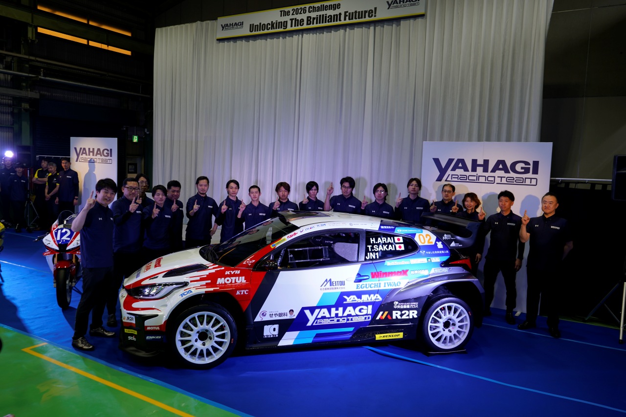 新井大輝擁するR2R×YAHAGI Racing Team、新車のトヨタGRヤリス・ラリー2を投入。全日本ラリー選手権のタイトル奪還目指す