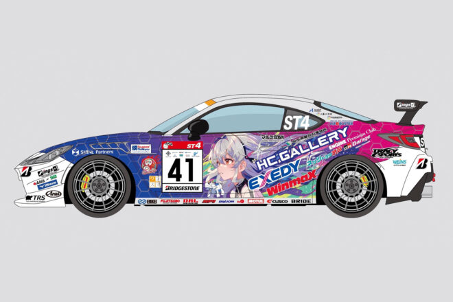 HC GALLERYが2026年スーパー耐久ST-4に“痛車”で参戦。勝利と話題性の両立を目指す
