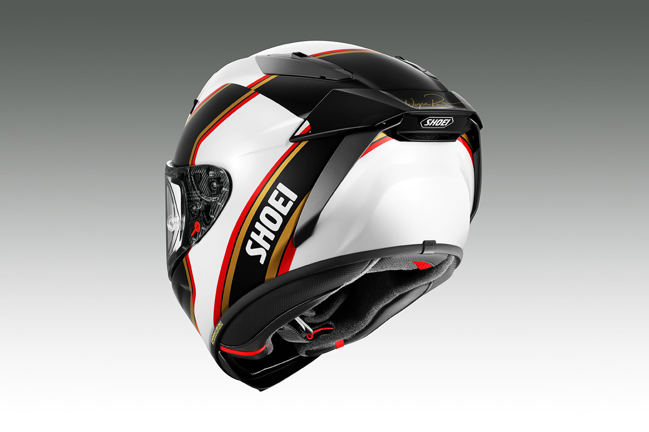 ショウエイ、『X-Fifteen』にウェイン・レイニーのレプリカモデル『RAINEY』を追加。2026年5月に発売