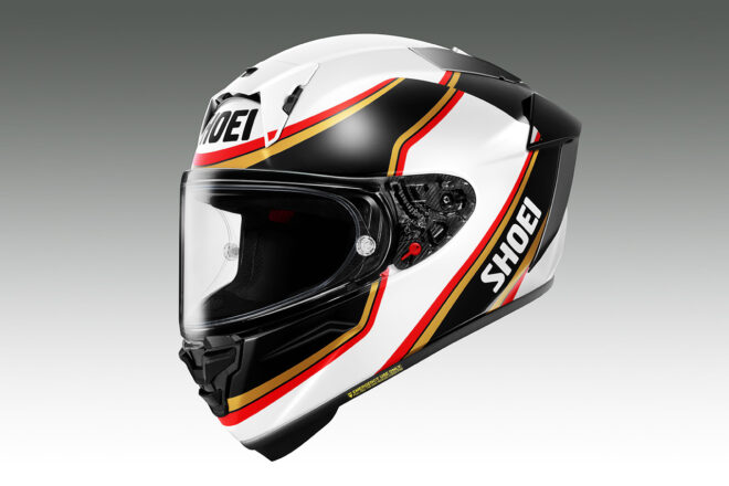 ショウエイ、『X-Fifteen』にウェイン・レイニーのレプリカモデル『RAINEY』を追加。2026年5月に発売