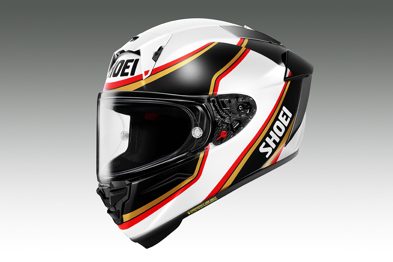 ショウエイ、『X-Fifteen』にウェイン・レイニーのレプリカモデル『RAINEY』を追加。2026年5月に発売