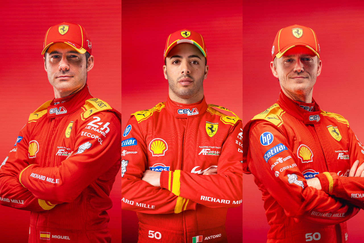 タイトル防衛を狙う王者フェラーリが2026年仕様の『499P』を披露。カラーリングと空力をマイナーチェンジ／WEC